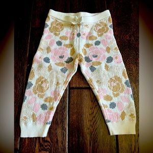 Janie and Jack baby floral sweatpants